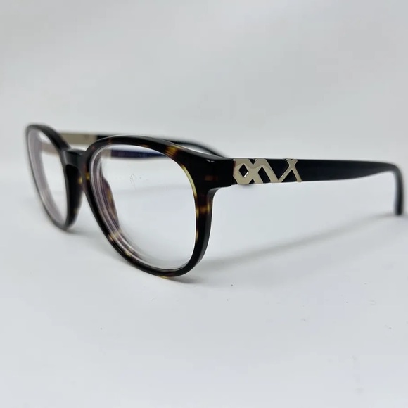 Burberry Eyeglasses Havana Rounded Tortoise Frames - Picture 1 of 10